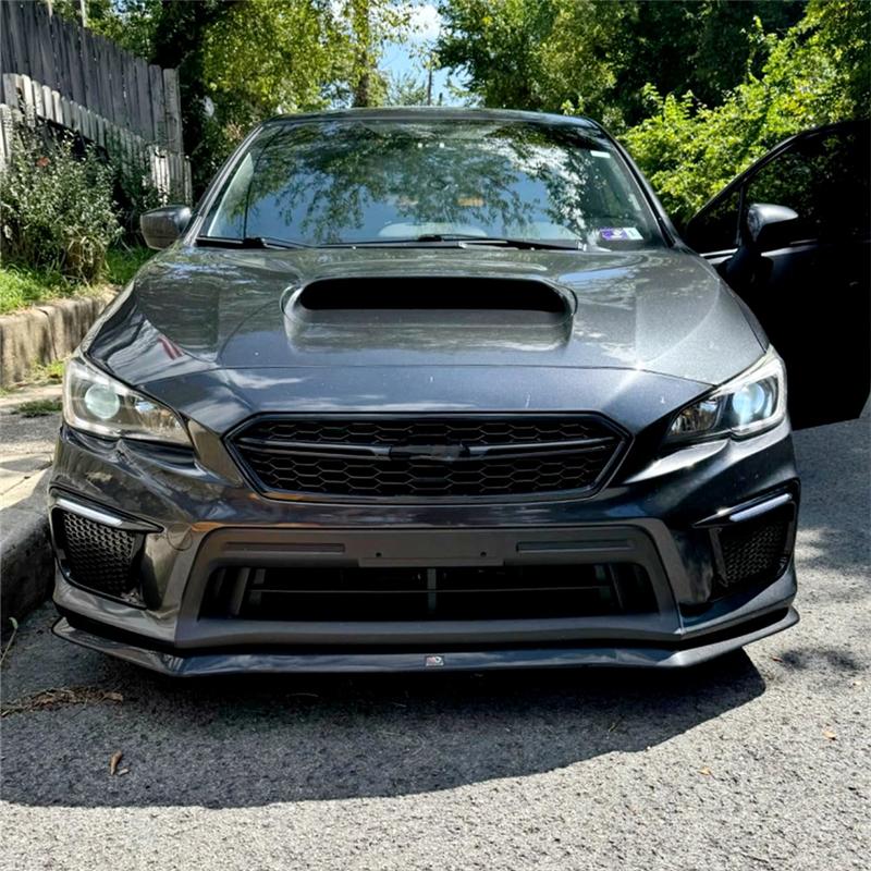 LED Fog Lights Bezel White DRL & Amber Turn Signal For Subaru WRX STI 2018- Replacement 57731VA410 57731VA400