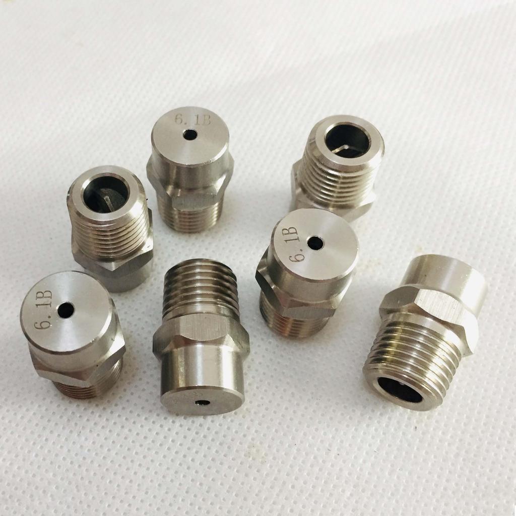 1 pcs 1/8" 1/4" 3/8" /1/2"SS solid full cone spray nozzle,Washing treatment before plating,Chemical treatment