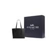 Coach Mollie Logo Zip Tote Bag Women Tote Bags Black CV968-SVBK