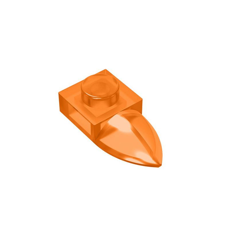 10PCS 49668 Unilateral Sharp Corner Building Block Moc Color Teeth Accessories Compatible with Brick Children Toy