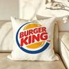 Food BBurger KKing Cushion Cover Pillow Case Antidustmite Pillowcase Silky Short Plush Sofa Cushion Cover hot