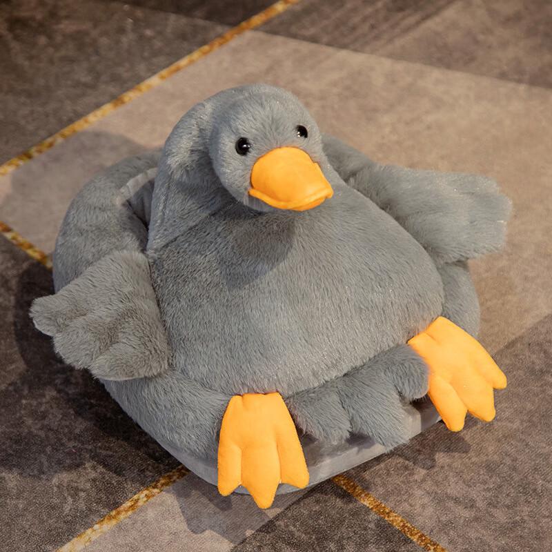 Cute Goose Plush Electric Foot Warmer