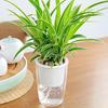 Lazy Flowerpot Self Watering Planter with Water-absorbing Cotton Rope Breathable Drainage Flower Pot for Indoor Plants