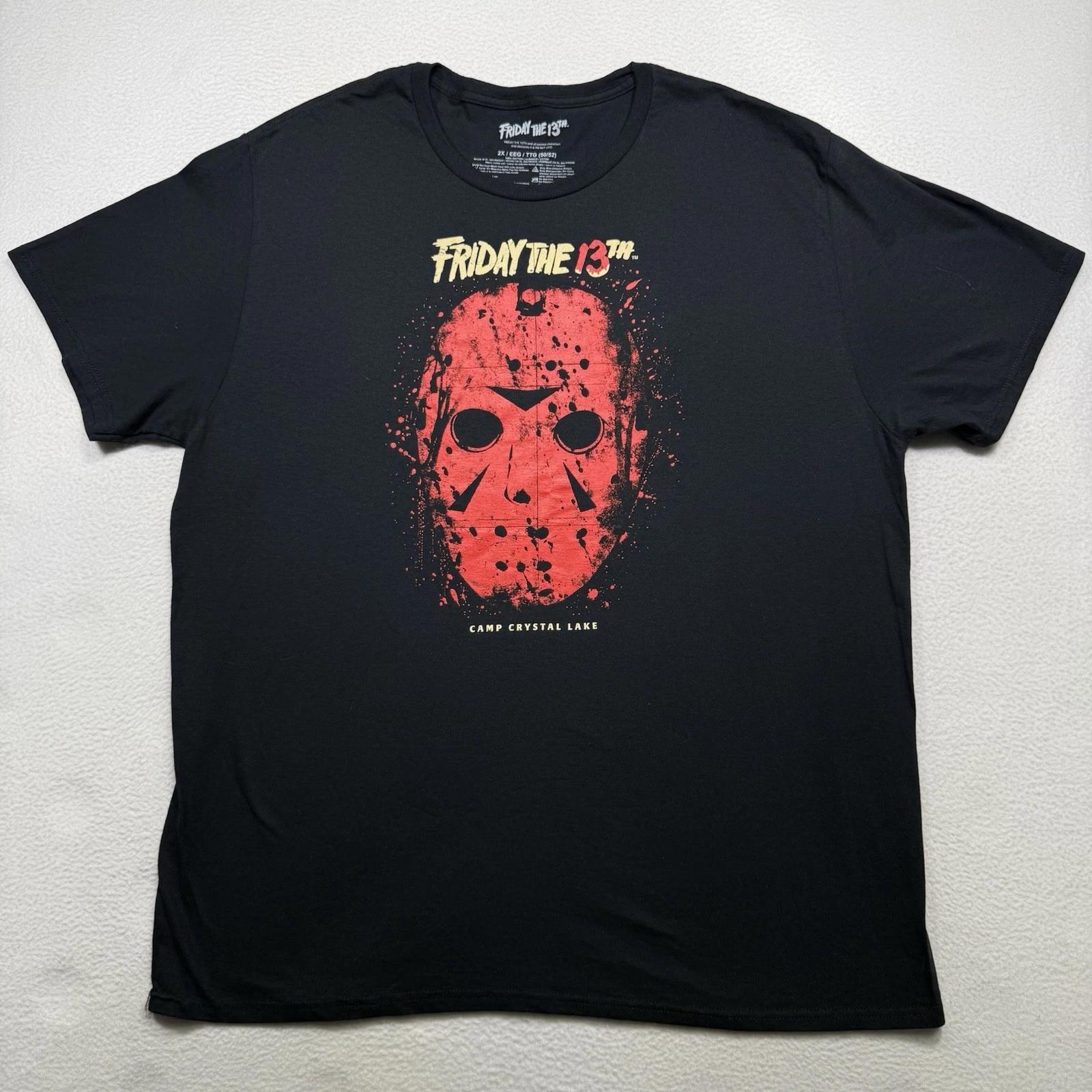 Пятница 13-е Маска Джейсона Вурхиза Хоррор Слэшер Мужской Размер 2XL Отличное Состояние Винтаж Y2K 90-е 2XL