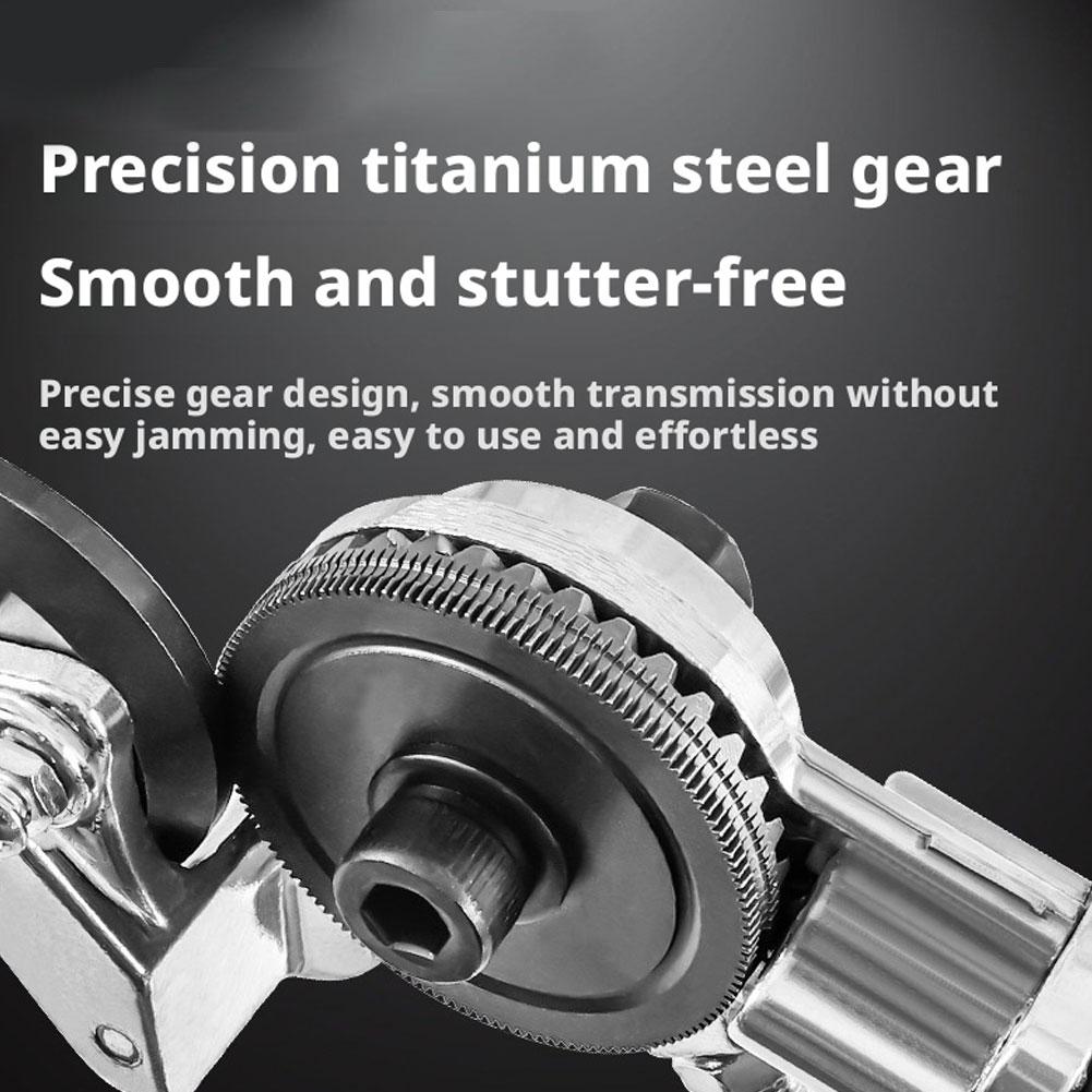 Stainless Steel Plate Cutter Electric Drill to Metal Shearer Converter Attachment for Iron Copper Aluminum with Titanium Gears