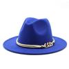 Pălărie de top cu boruri largi, simplă, biserică, derby, Panama, pălărie din pâslă solidă, bărbați, femei