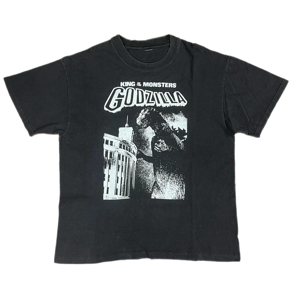 Vintage Godzilla King Of The Monsters Film T-Shirt REPRINT Size S-4XL Unisex T-Shirt M