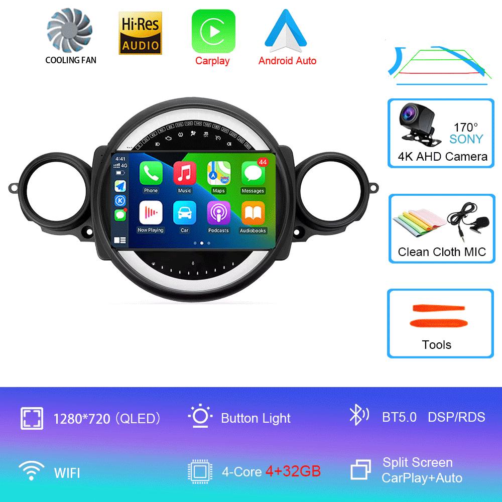 

Автомобильное радио Android 14 для BMW Mini Cooper R56 R60 R51 2006 - 2015 GPS Carplay навигация стерео Авто DSP BT DVD мультимедийный проигрыватель