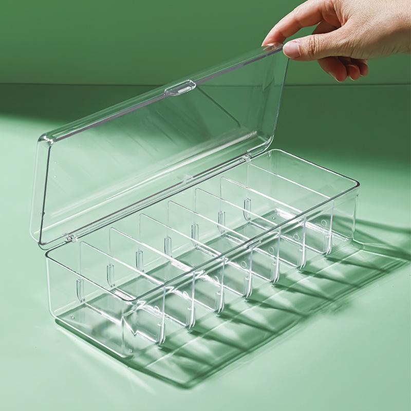 1pc Transparent Hot Trading Card Deck Box Large Capacity Container Card Organizer Storage Collectible Game Card Cases