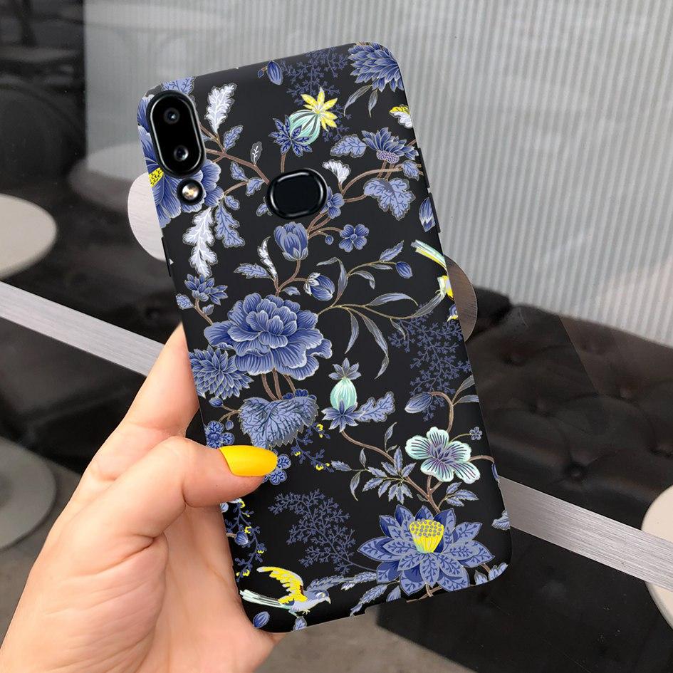 For Phone Case Samsung Galaxy A10s A107 SM-A107F Case Fashion Candy Color Flower Soft Cover For Samsung A10s A 10 S A10 2019 Bag