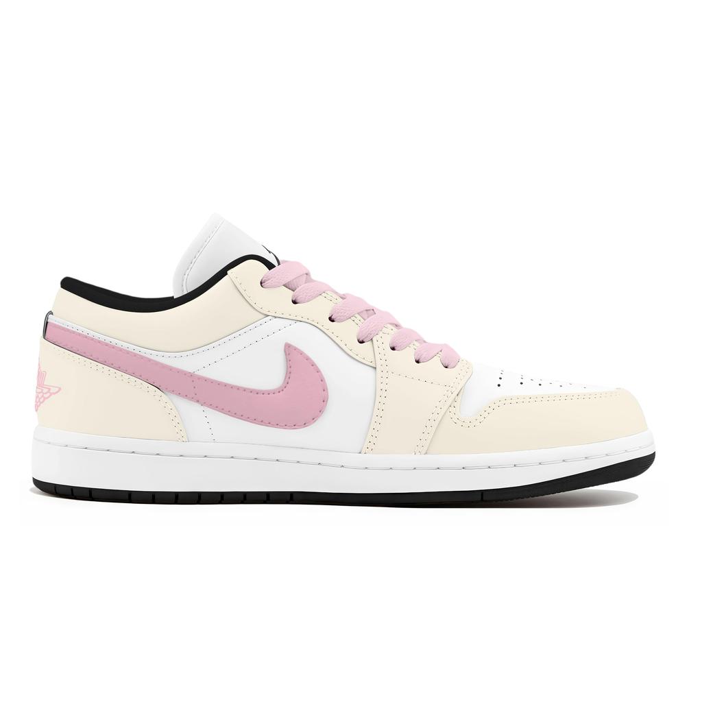 Jordan Air Jordan 1 Powder Blade Abrasion Resistant Abrasion Resistant Low Top Vintage Basketball Shoes Unisex DC0774-101(Team1510-)