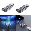 Female iOS8pin To Type-C /Micro USB Converter Adapter Fast 480Mbps Transfer Speed 18W Charging Capability Connector
