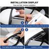 2pcs Car Side Rearview Mirror Guard Cover Rain Eyebrow Covers Stickers For Subaru Forester SG SJ SH Crosstrek Legacy Tribeca XV