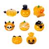 Halloween Dovleac Drăguț Figurine Miniaturale Rășină Artizanat Micro Peisaj Decor Acasă Interior Mașină Decorațiune Birou Cadouri de Sărbători