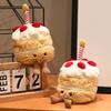16cm Strawberry Cake Plush High Quality Sweet Doll Delicate Desert Pillow Party Props Xmas Gifts