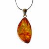 Cognac-Bernstein-Anhänger - Baltischer Bernstein Schmuck