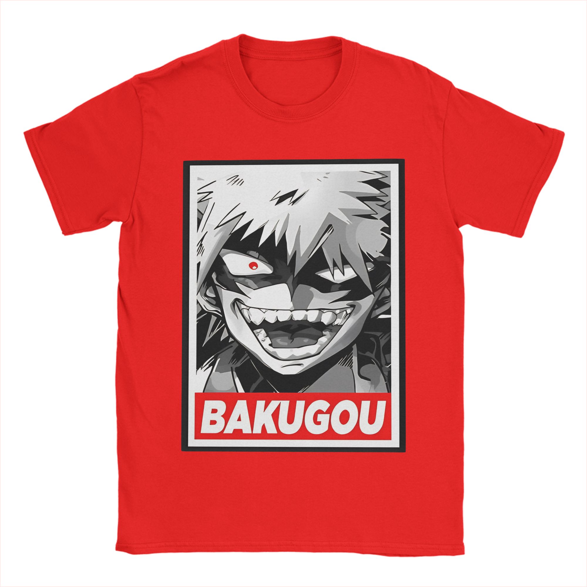 

Cool Doodle Katsuki Bakugo TShirts for Unisex Round Neck Pure Cotton T Shirt Short Sleeve Tee Shirt Graphic Tops S