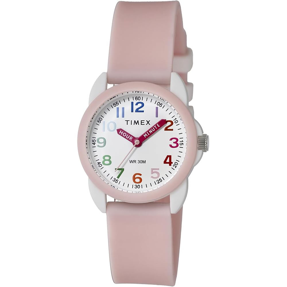 Timex Kids Quartz Watch 30M Waterproof Acrylic White Dial Unisex
