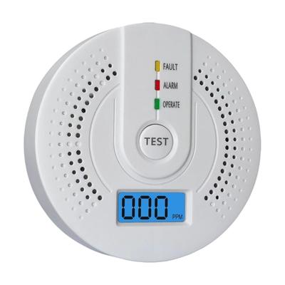Gas Leak Alarm Carbon Monoxide Alarm Detector With Loud Sound And LED Indicator Battery Powered For Household Safety Use