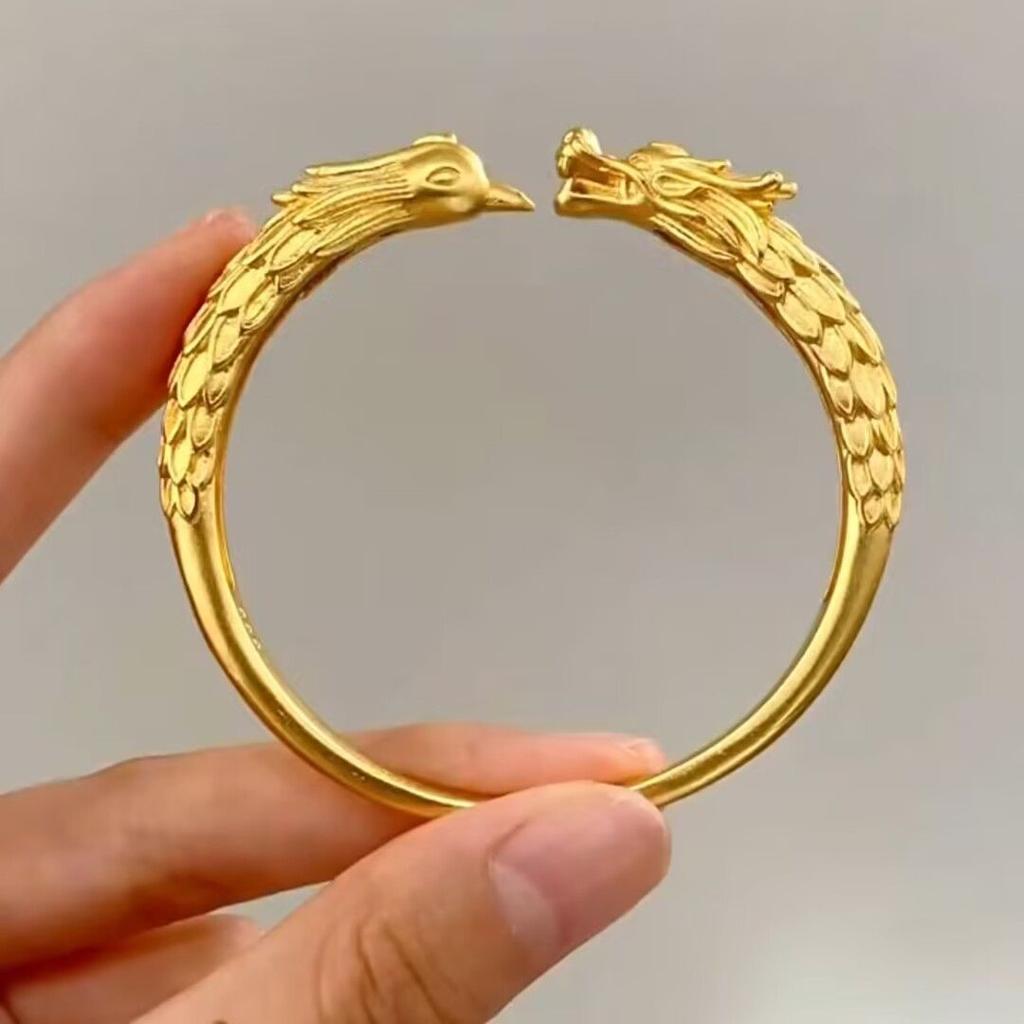 Dragon and Phoenix Open Bracelet Women's Niche High-end Chinese Style