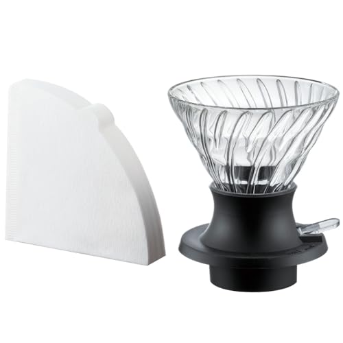 HARIO Immersion Dripper Switch, Easy extraction just by pressing, Yield 200ml, Black, Made in Japan, Present, Gift, SSD-200-B