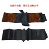 Hand Sewing Non-Slip Peach Wood Grain Genuine Leather Car Steering Wheel Cover for Cadillac CTS SLS 2005-2010