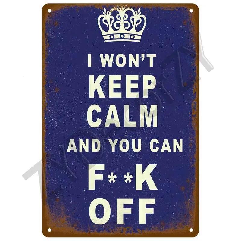 Warning Retro Tin For Home Room Wall Decor Art Metal Sign Vintage Bars Garage Cafe Club Man Cave Pubs Mural Plate Poster 26T0104 26T0104