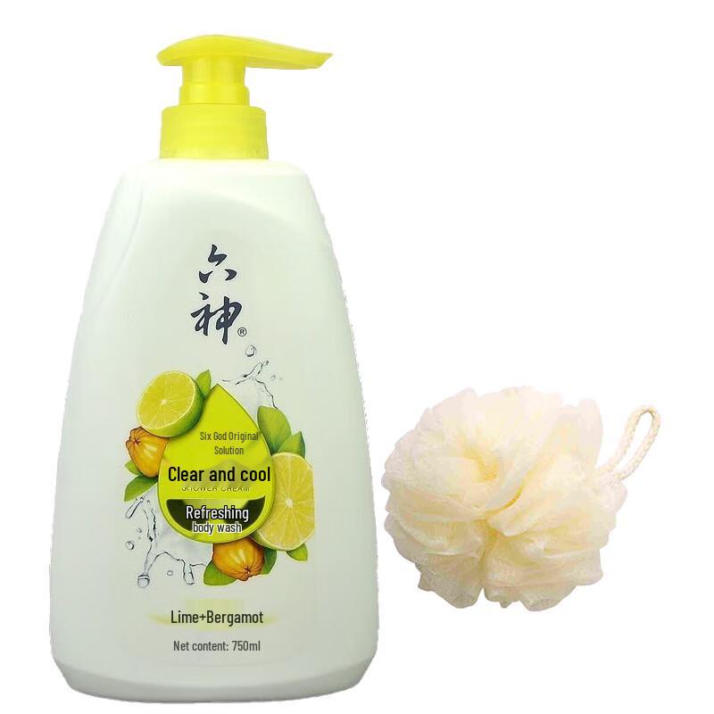 Освежающий и охлаждающий гель для душа Liushen