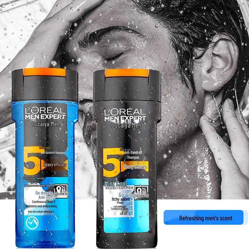 L'Oréal Men's Charcoal Fresh Anti-Dandruff Shampoo