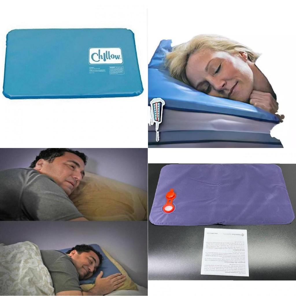 Summer Portable Sleep Chillow Pillow Ice Pad With Water Filling For Rest Home