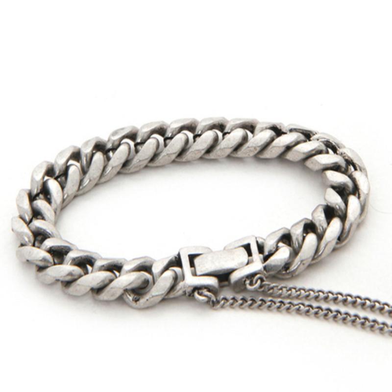 

SHOVEOFF SVB-#177 10mm Chain Bracelet Silver_M 19