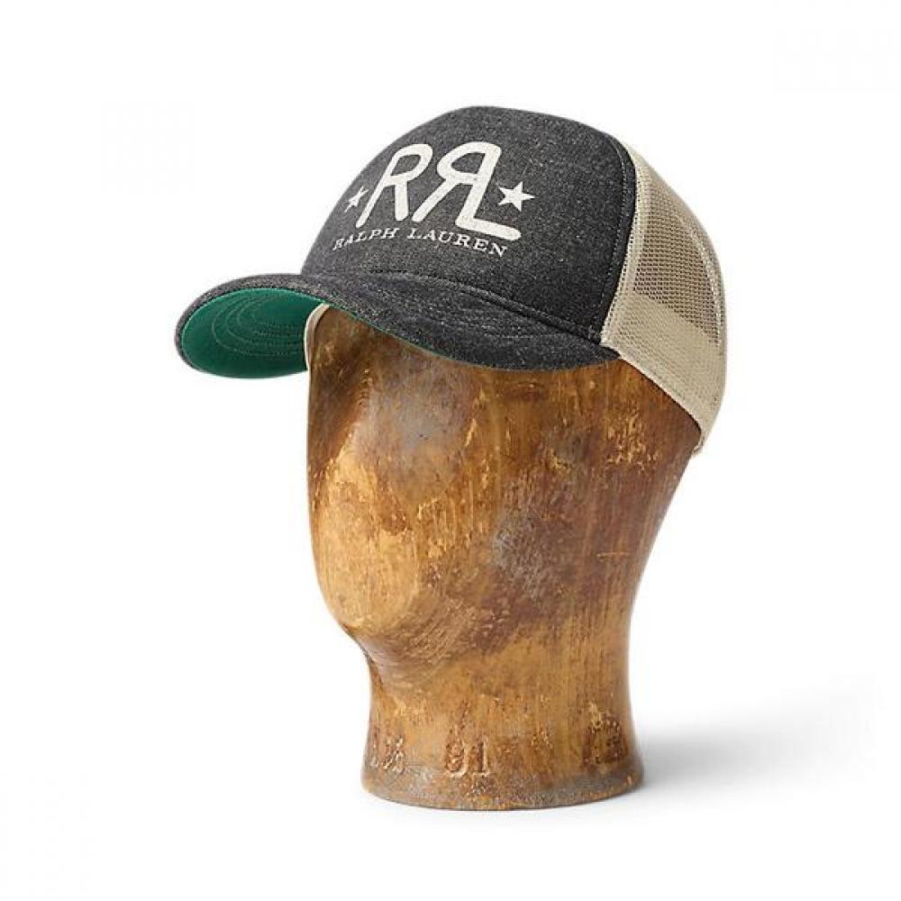 Джинсовая кепка-тракер с логотипом Double Rl Ranch Marrhgs0j420238001 ONE