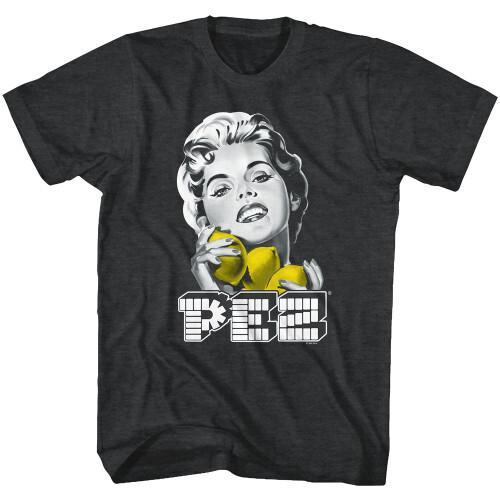 Pez Vintage Lemons  - Black Unisex T-Shirt S