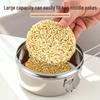 Ru Han 1.1L Stainless Steel Round Student Lunch Box