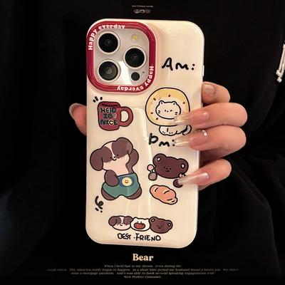 American Cute for IPhone 14 Mobile Phone Case for Iphone 15 Silicone 16 for Cats and Puppies 13 Promax Anti-fall