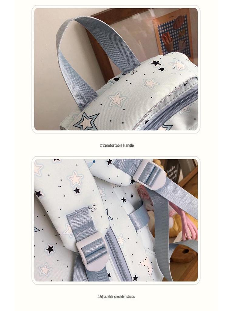 Korean-Style Backpack for Middle School Girls – Stylish Travel, Handbag & Shoulder Bag