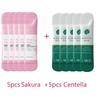 10pcs Sakura Sleeping Mask Moisturizing Reduce Wrinkle Nourishing Brightening Portable Disposable Face Mask Facial Care