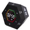 Timer Cube Hexagon Digital Display Count Up Countdown Magnetic Flip Timer for Study Kitchen Work