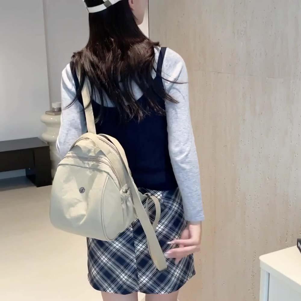 Anti-Splash Water Casual Daypack Japanese Style Shoulder Pouch Oxford Cloth Backpack  Men