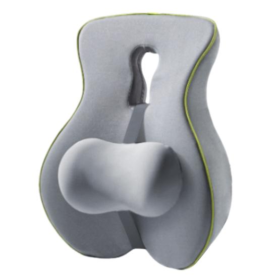 Back Support Cushion Memory Foam Lumbar Support Cushion Chair Back Support with Adjustable Slider for Office Chair Computer Desk Chair
