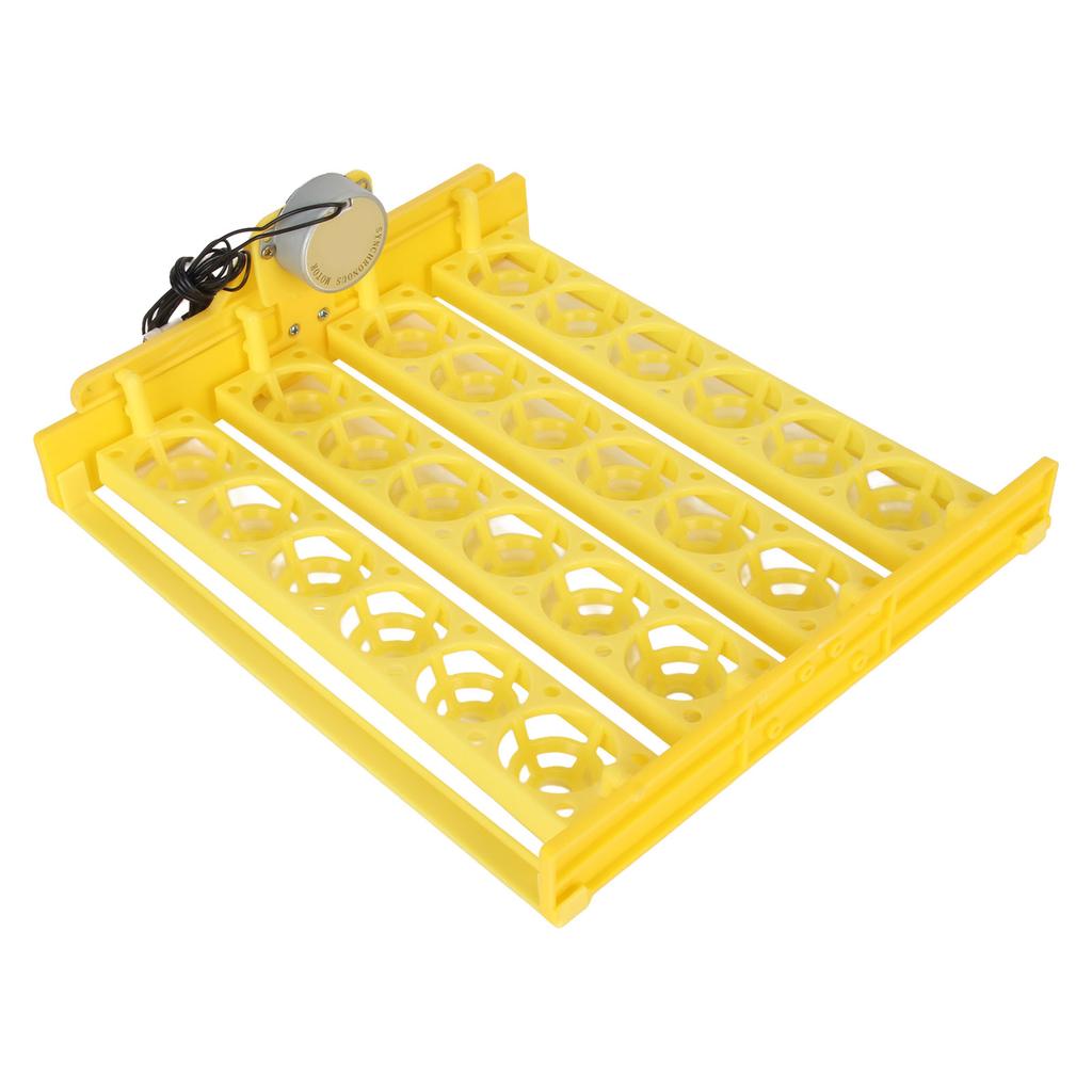 Egg Turning Tray Professional 24 Eggs Capacity Efficient Quiet Egg Incubation Tray for Duck Chicken Peacock Goose AC12V