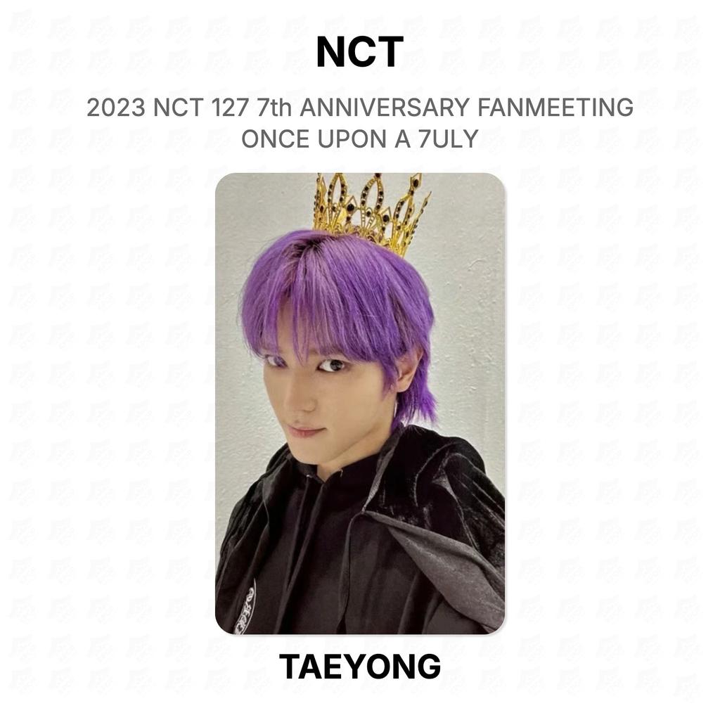 NCT 2023 NCT 127 7th ANNIVERSARY FANMEETING ONCE UPON A 7ULY Official Photocard