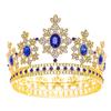 Elegant Baroque Queen Tiaras Luxury Wedding Head Wear Rhinestone Diadem  Photography Props