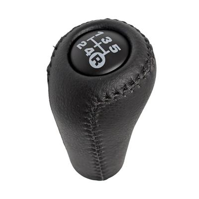 Sakurawing Universal Shift Knob 5-Speed MT Car Compatible Toyota Rank AE86 M12 1.25 Custom PU Leather Stitching Black Classic