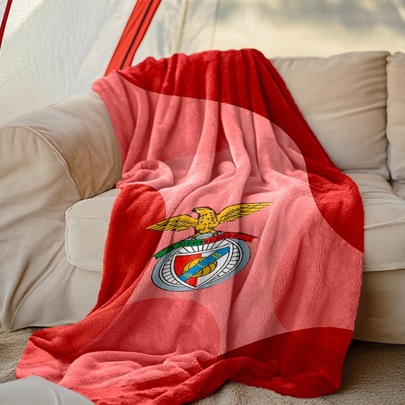 1 Stück SL Benfica Decke, Gemütliche Bedruckte Wohndecke, Ein Herzliches Geschenk für Ihre Familie und Freunde