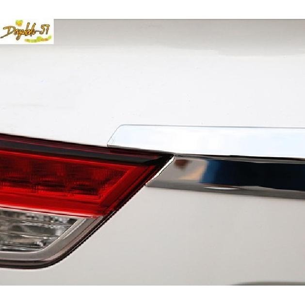 For Honda Accord 2018- Chrome Rear Door Trunk Lid Tailgate Strip Trim