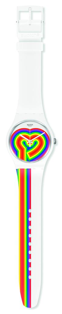 Swatch SWATCH DAY Wristwatch SUOW171 White VALENTINE'S