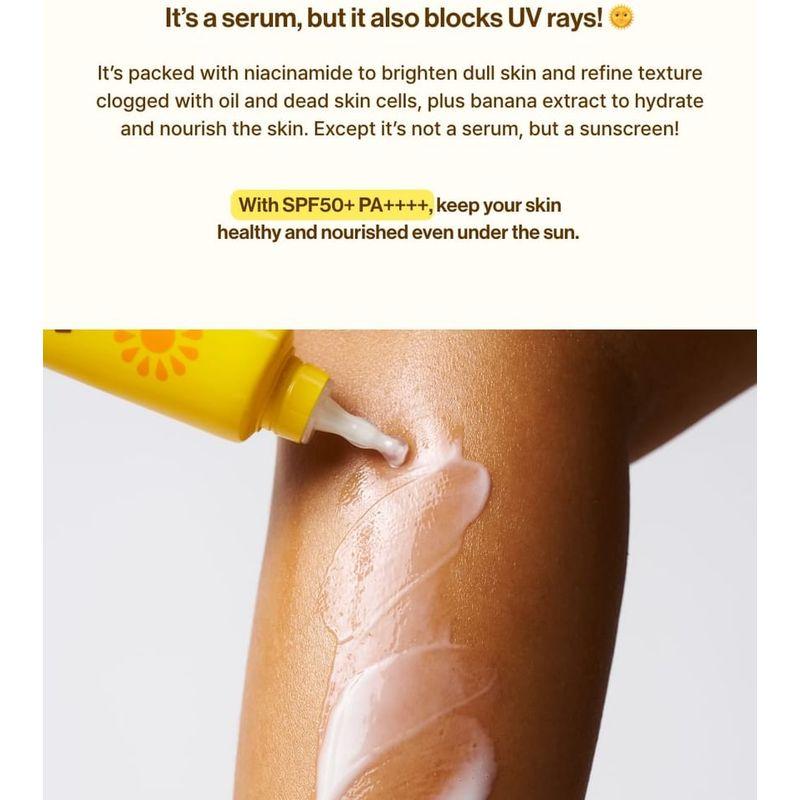 UNLEASHIA Niacinamid Banane Sonnenserum