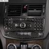 Center Console Air Conditioner CD Panel Cover Trim 2Pcs For Mercedes Benz C Class W204 C200 C260 C300 C180 2007-10 Carbon