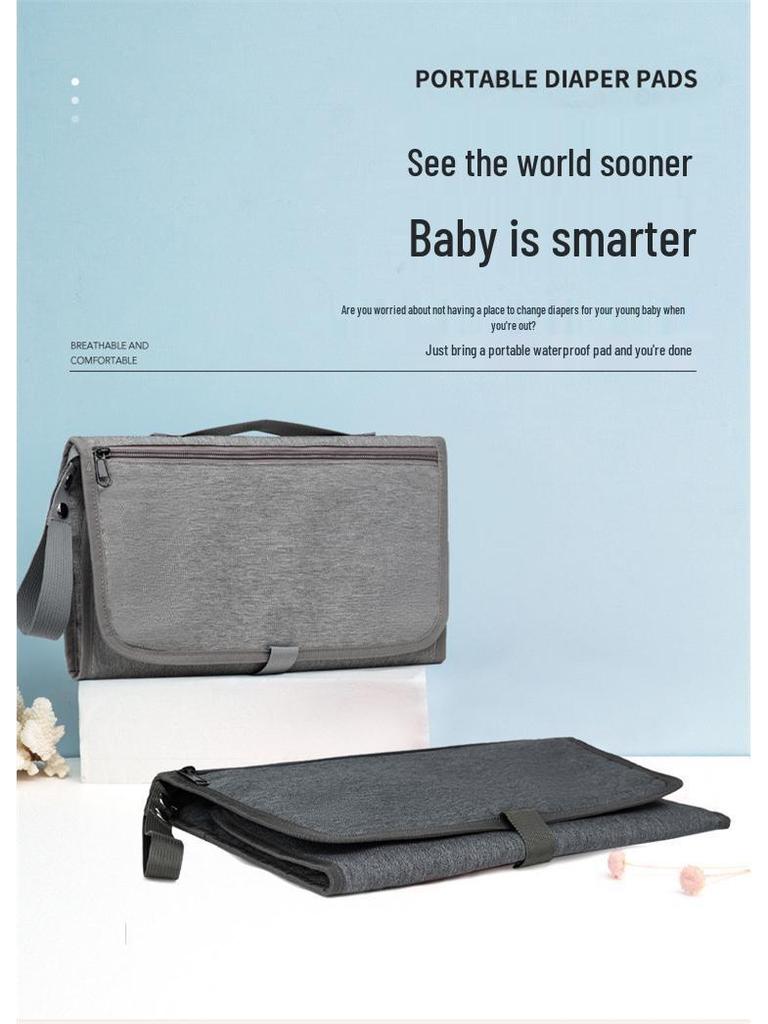 Portable Waterproof Baby Diaper Changing Pad - Multi-purpose Foldable Handbag
